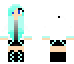 cute blue girl