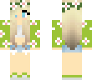 green flower girl 0-0