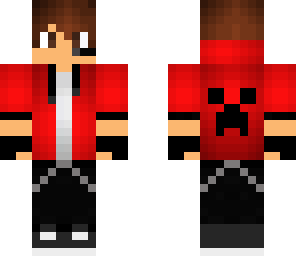 cool red creeper boy