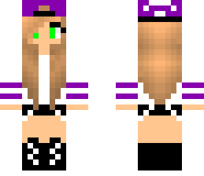 cute purple girl