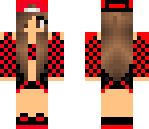 red tomboy girl