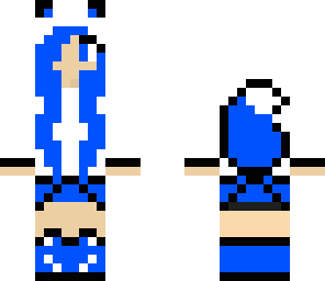 dark blue fox girl