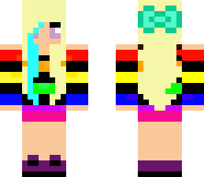 rainbow girl