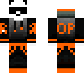 cool orange panda