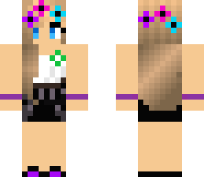 edited purple girl
