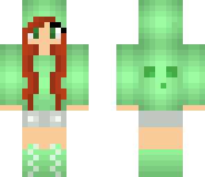 slime girl brunette