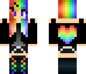 rainbow girl