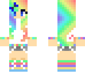 rainbow girl