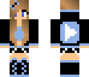 a blue version of my youtube girl