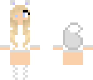 white wolf girl edit