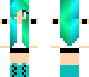 blue-green girl