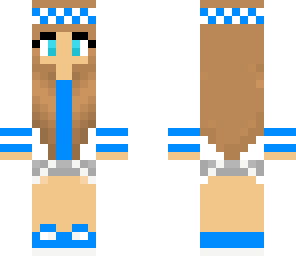 blue girl