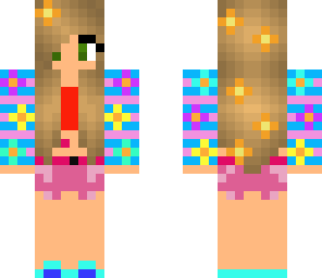 cute flowery girl