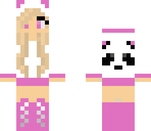 pink panda girl 