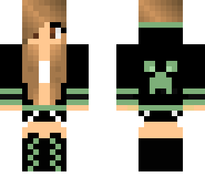 edited creeper girl