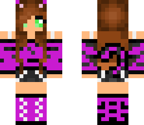 purple zebra girl