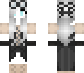 medival grey steampunk girl