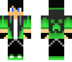 cool green creeper guy