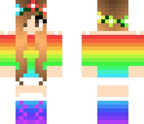 rainbow girl