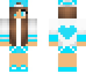 teal love girl