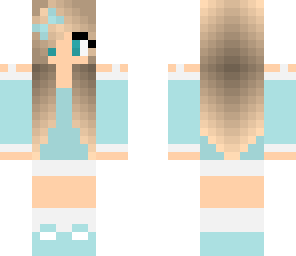 basic blue girl