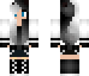 yin and yang cute girl