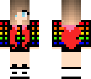 edited rainbow girl