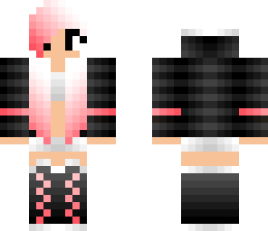 ombre pink hoodie girl