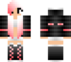 pink ombre ender girl