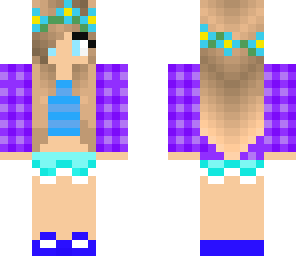 blue girl