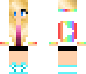rainbow youtube girl