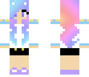 cute pastel rainbow girl 2