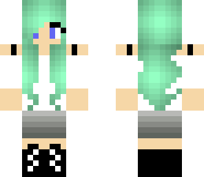 cute turquoise girl