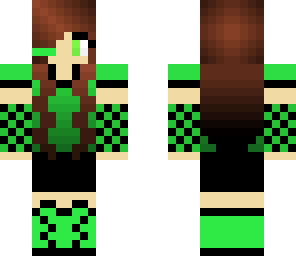 green cool girl