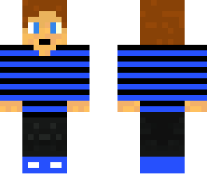 teenager black and blue