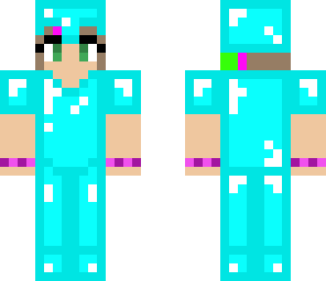 girl in diamond armor