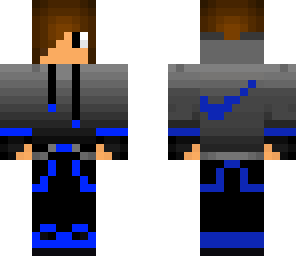 blue nike man