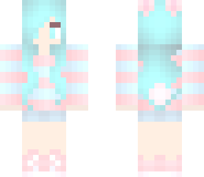 edited cotton candy bunny