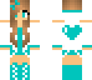 blue girl cool