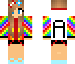 rainbow girl