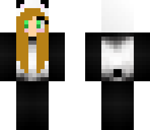 panda suit girl
