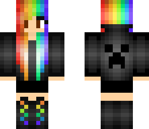 fix rainbow creeper girl