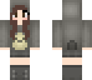 totoro girl brown hair