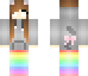 oversized  herobrine hoodie girl