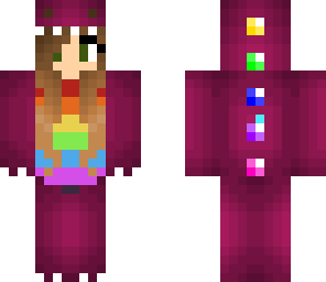 rainbow dino onesie