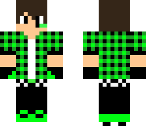 green plaid