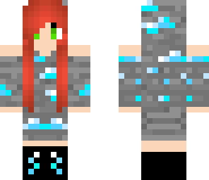 diamond ore hoodie girl remake
