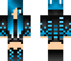 blue gamer gurl