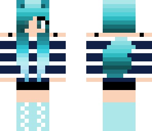 blue wolf girl