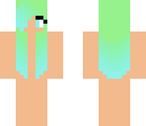 blue and green hair base